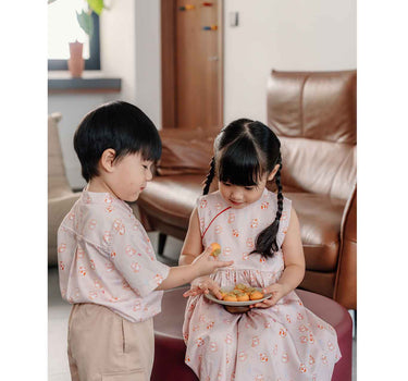 Not Too Big Fortune Neko Bamboo Dress