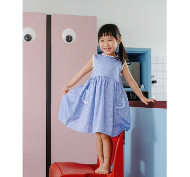 Not Too Big Birds Bamboo Dress with Pocket