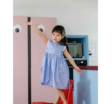 Not Too Big Birds Bamboo Dress with Pocket