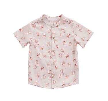 Not Too Big Fortune Neko Bamboo Shirt