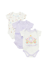 Load image into Gallery viewer, Not Too Big Princess Bamboo Bodysuit-SS-3 Packs

