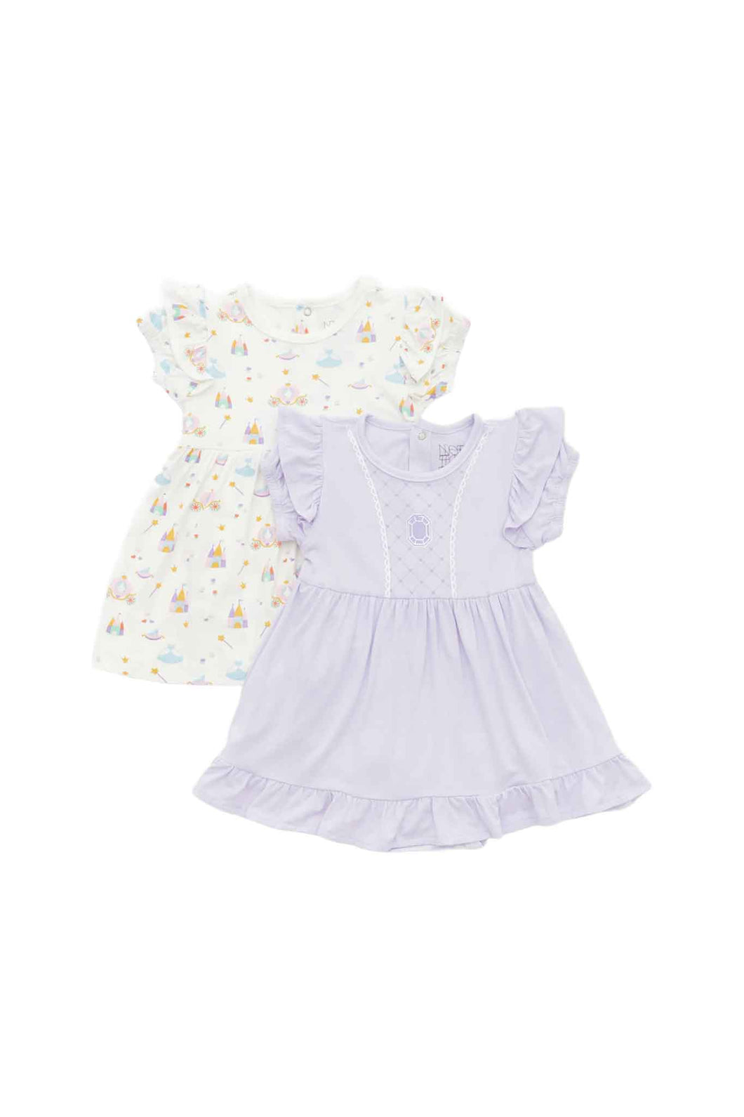 Not Too Big Princess Bamboo Dress - 2 Packs