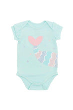 Load image into Gallery viewer, Not Too Big Mermaid Bamboo Short Sleeves Bodysuits - 3 Packs
