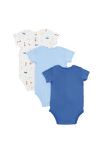 Load image into Gallery viewer, Not Too Big Captain Bamboo Short Sleeves Bodysuits - 3 Packs
