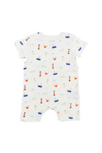 Load image into Gallery viewer, Not Too Big Captain Bamboo Short Sleeves Rompers - 2 Packs
