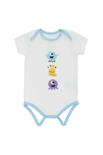 Load image into Gallery viewer, Not Too Big Monster Bamboo Short Sleeves Bodysuits - 3 Packs
