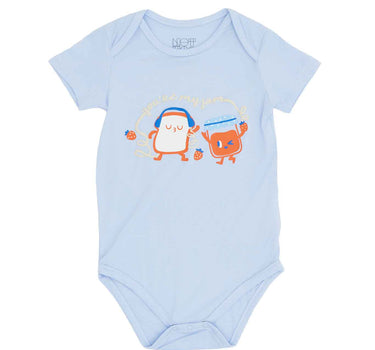 Not Too Big Breakfast Bunch Bamboo Bodysuit 3 Packs