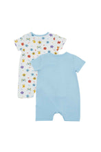 Load image into Gallery viewer, Not Too Big Monster Bamboo Short Sleeves Rompers - 2 Packs
