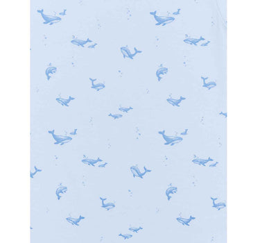 Not Too Big Whaley Bamboo Romper 2 Pack