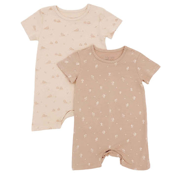 Not Too Big Capy Bamboo Romper 2 Pack