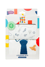 Load image into Gallery viewer, Not Too Big Pilot Bamboo Pyjamas - 2 Pack
