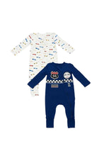 Load image into Gallery viewer, Not Too Big Tiny Racer Bamboo Sleepsuit-2 Packs
