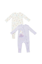 Load image into Gallery viewer, Not Too Big Princess Bamboo Sleepsuit - 2 Packs
