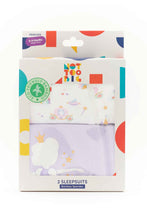 Load image into Gallery viewer, Not Too Big Princess Bamboo Sleepsuit - 2 Packs
