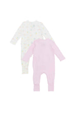 Load image into Gallery viewer, Not Too Big Mermaid Bamboo Sleepsuits - 2 Packs
