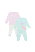 Load image into Gallery viewer, Not Too Big Mermaid Bamboo Pyjamas - 2 Packs
