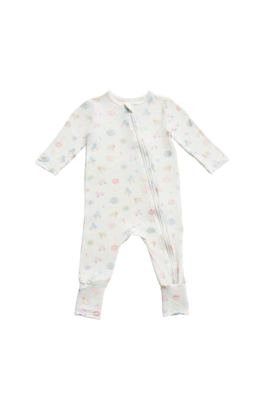 Not Too Big Roller Babes Bamboo Sleepsuit Zipped 2 Pack