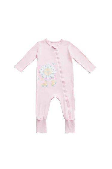 Not Too Big Roller Babes Bamboo Sleepsuit Zipped 2 Pack