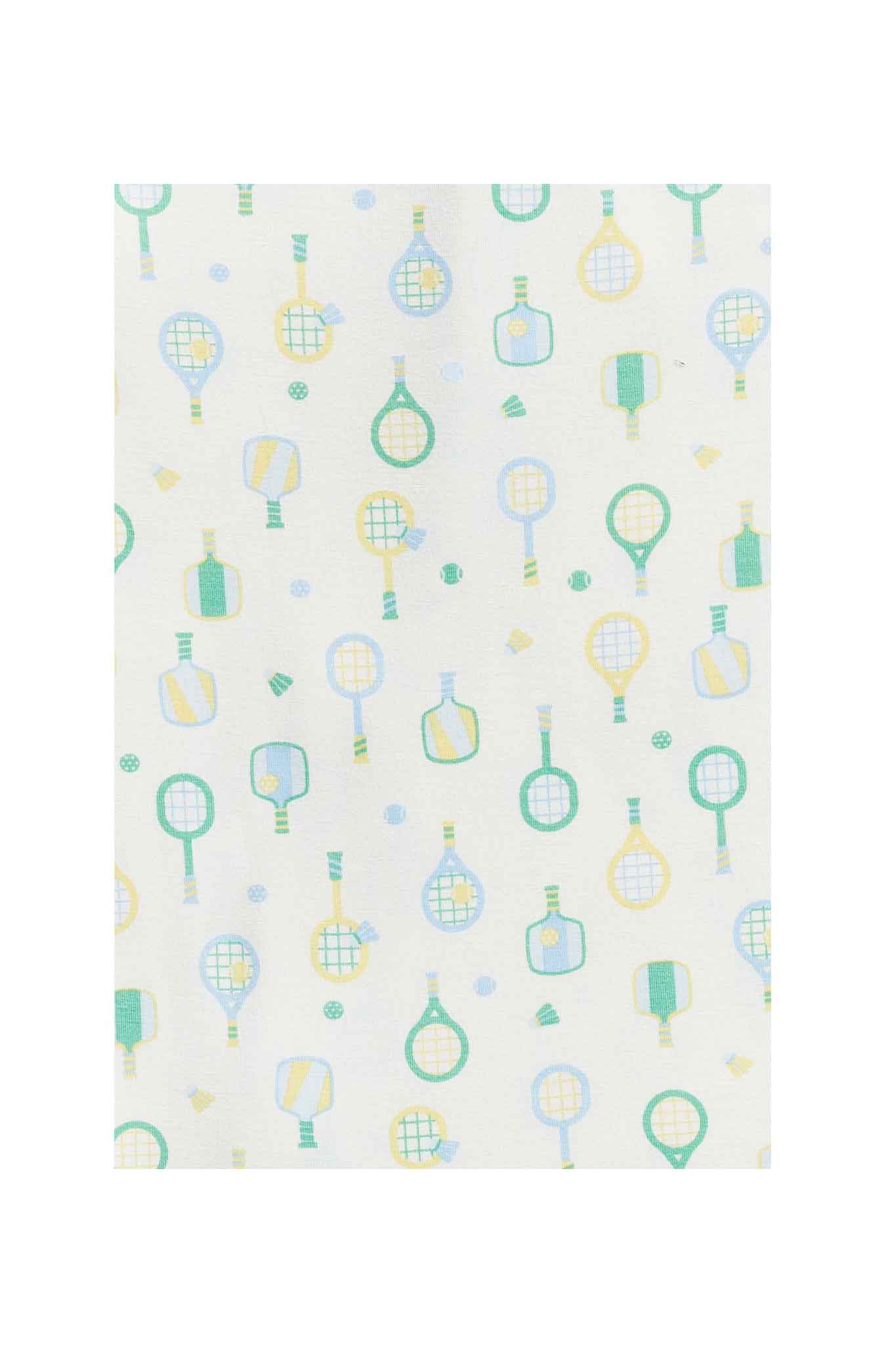 Not Too Big Racket Club Bamboo Sleepsuit Zipped 2 Pack