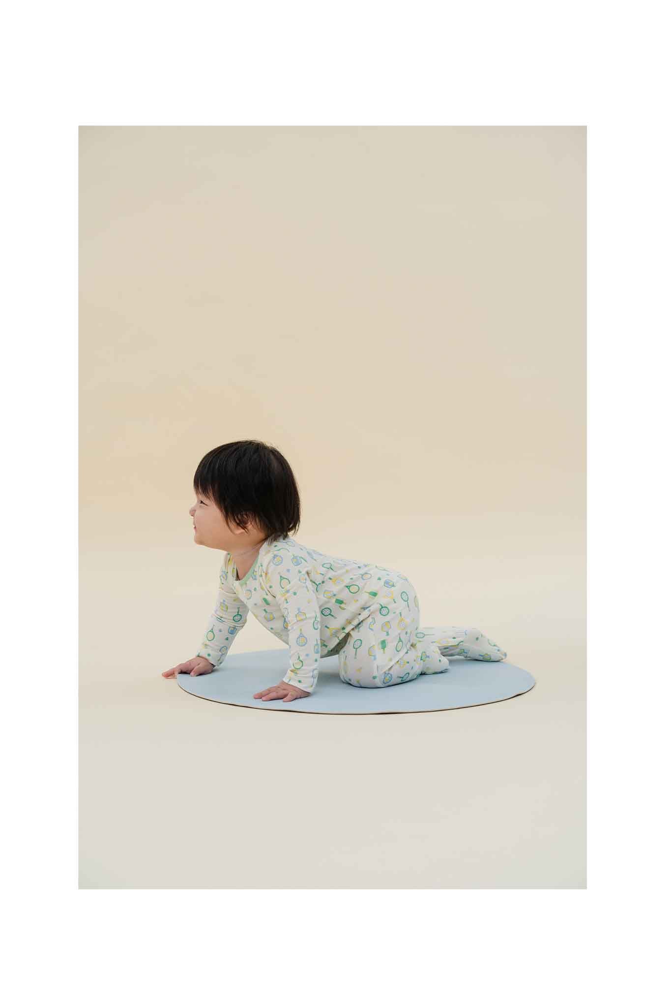 Not Too Big Racket Club Bamboo Sleepsuit Zipped 2 Pack