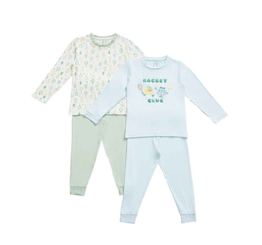 Not Too Big Racket Club Bamboo Pyjamas 2 Pack