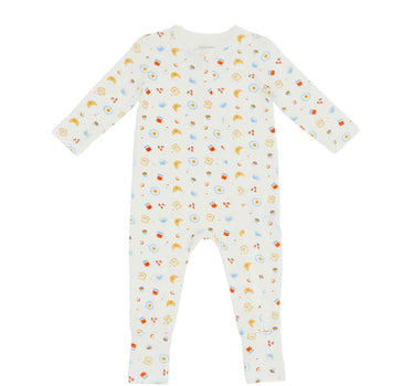 Not Too Big Breakfast Bunch Bamboo Sleepsuit 2 Packs