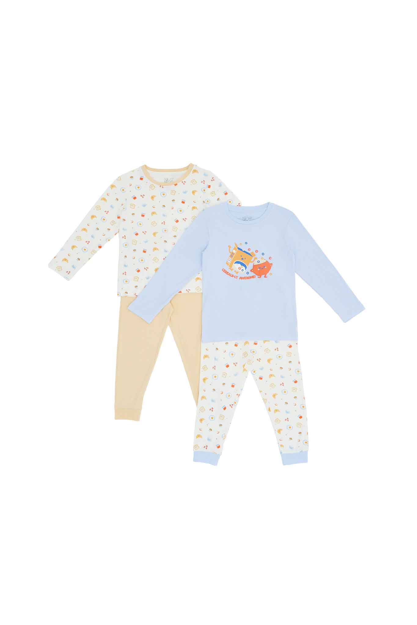 Not Too Big Breakfast Bunch Bamboo Pyjamas 2 Packs