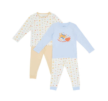 Not Too Big Breakfast Bunch Bamboo Pyjamas 2 Packs