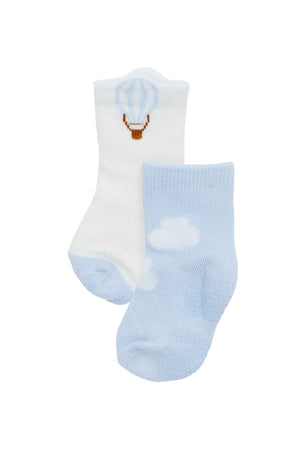Not Too Big Sky Voyage Bamboo Socks 2 Packs