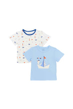 Load image into Gallery viewer, Not Too Big Captain Bamboo Short Sleeves Tee - 2 Packs
