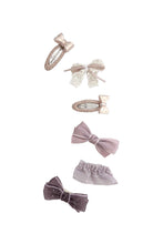 Load image into Gallery viewer, OFM Baby Hair Clip 6 Piece Set - Pink Purple
