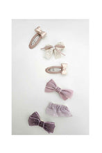 Load image into Gallery viewer, OFM Baby Hair Clip 6 Piece Set - Pink Purple
