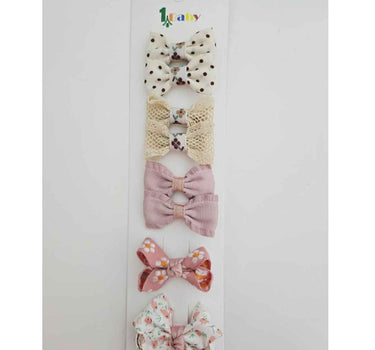 OFM Baby Hair Clip8 Piece Set - Multi