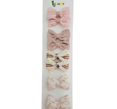 OFM Baby Hair Clip8 Piece Set - Pink