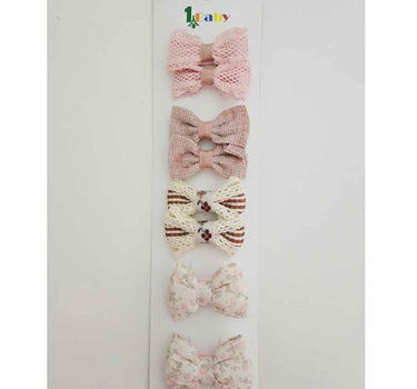 OFM Baby Hair Clip8 Piece Set - Pink