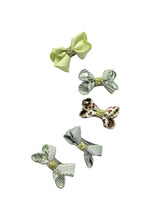 Load image into Gallery viewer, OFM Baby Hair Clip 5 Piece Set - Green
