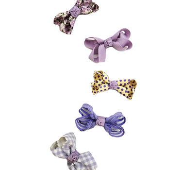 OFM Baby Hair Clip 5 Piece Set - Purple