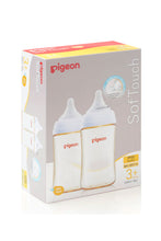 Load image into Gallery viewer, Pigoen Wideneck PPSU Bottle 240ml with Softouch Teat - 2 Pack
