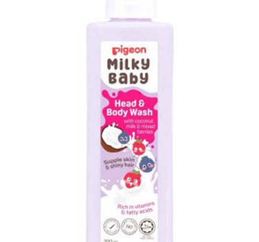 Pigeon Milky Baby Head And Body Wash 200ml