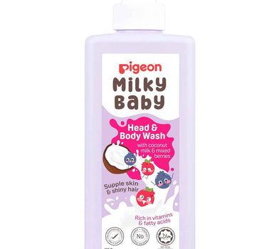 Pigeon Milky Baby Head And Body Wash 700ml
