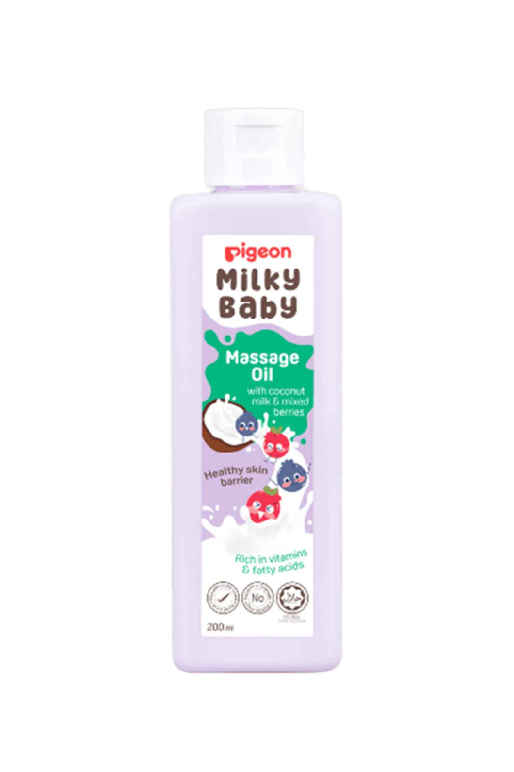 Pigeon Milky Baby Massage Oil 200ml