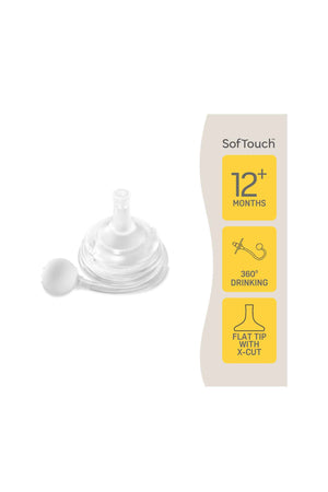 Pigeon Softouch Straw Set