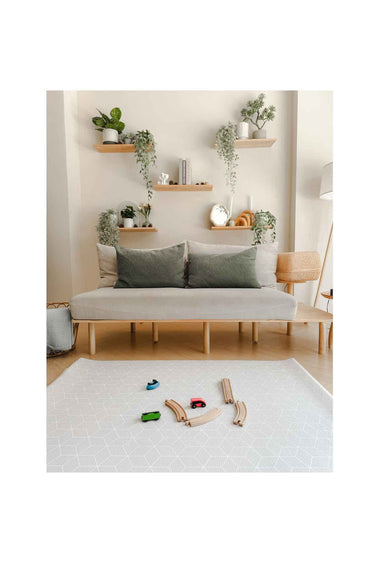 Gingerbubs Medium Mat Santai Sand / Harmony Dove Grey