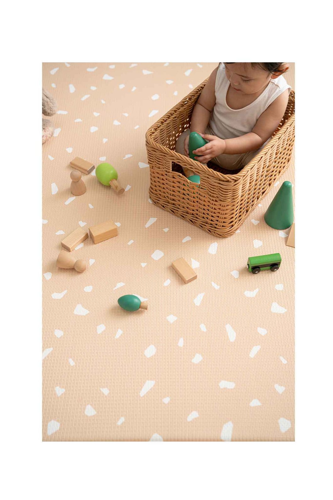 Gingerbubs Large Mat Santai Camel / Ombak Tan