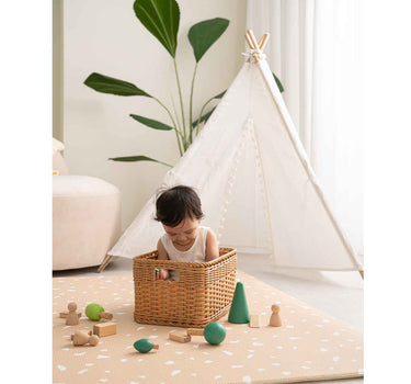 Gingerbubs Large Mat Santai Camel / Ombak Tan