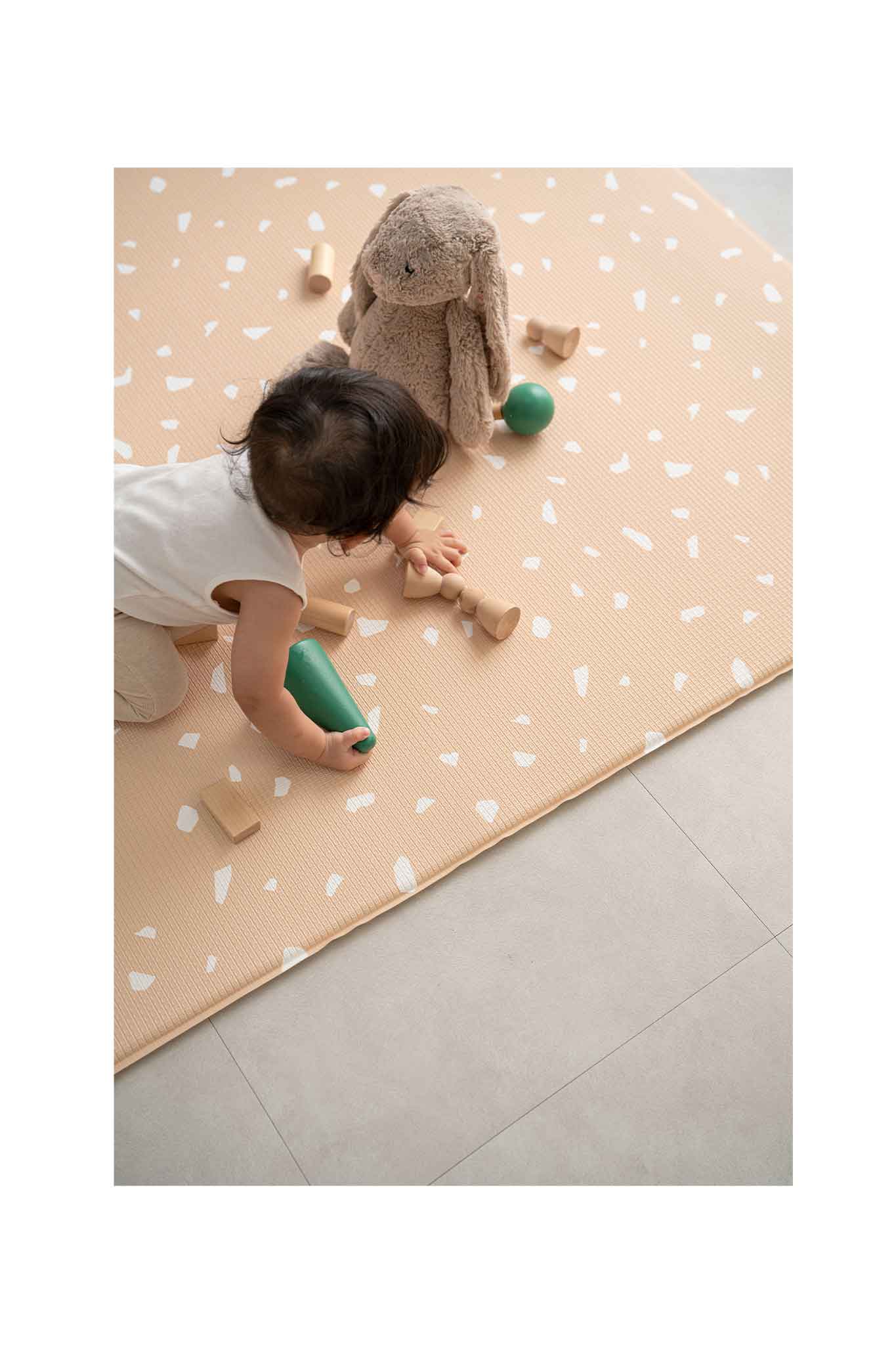 Gingerbubs Large Mat Santai Camel / Ombak Tan