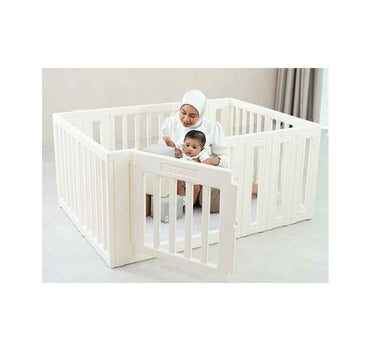 Gingerbubs Playpen Pearl White