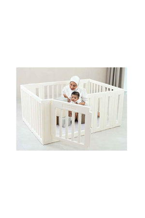 Gingerbubs Playpen Pearl White