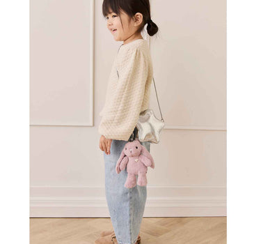 Snuggle Bunnies - Penelope The Bunny Keyring - Periwinkle