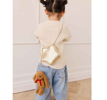 Snuggle Bunnies - Penelope The Bunny Keyring - Toffee